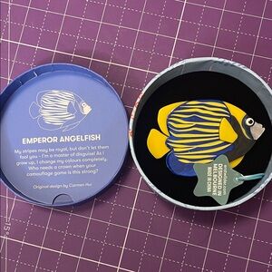 NWB Erstwilder Emporer Angelfish Brooch